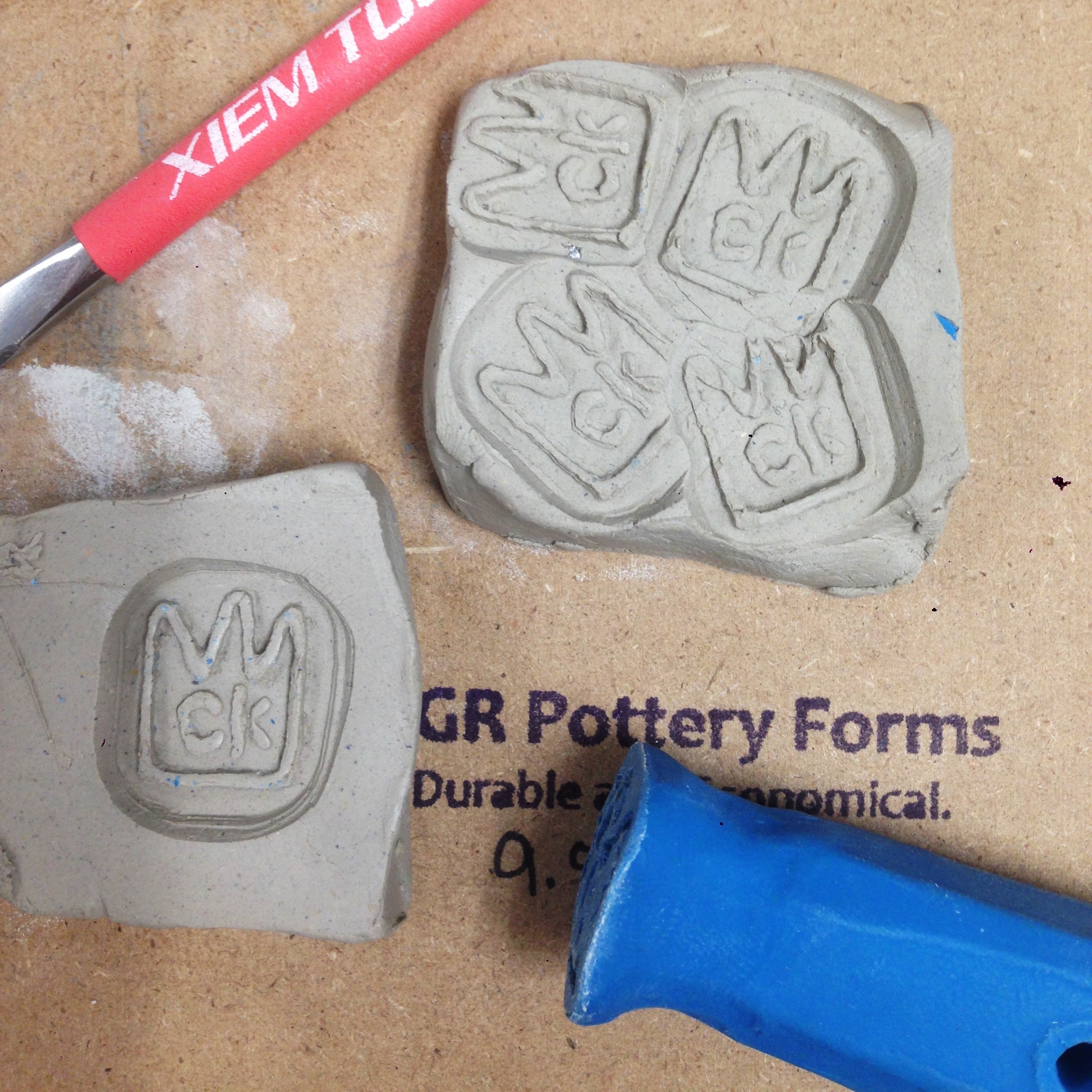 Using Sculpey to Make a Stamp – Clay King-How To